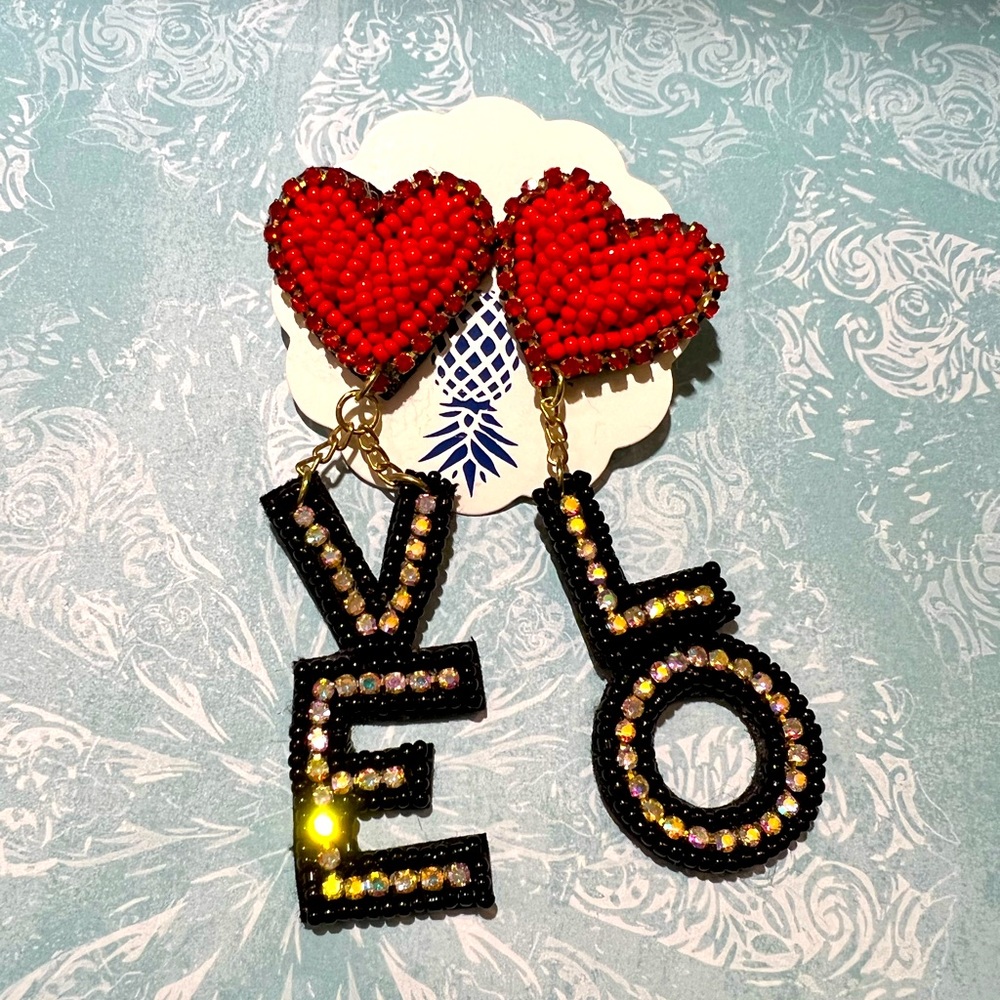Adorable Valentine earrings!